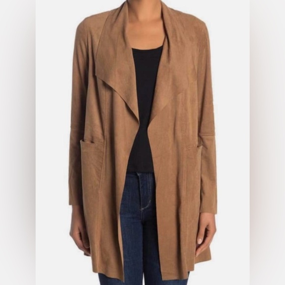 NWT! Women's Max Studio London Faux Suede‎ Jacket Size Small